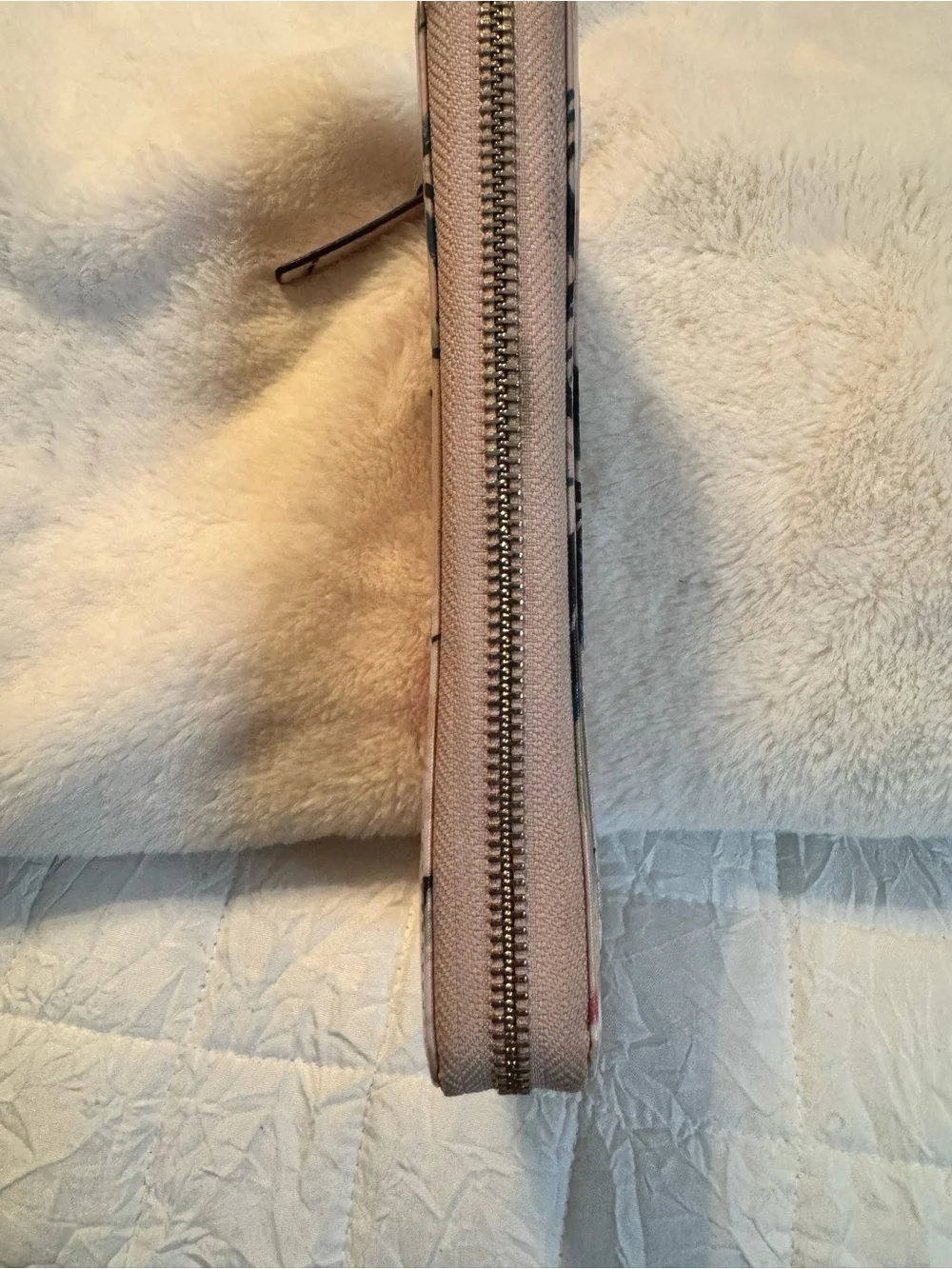 kate spade Pink Floral Zip-Around Wallet